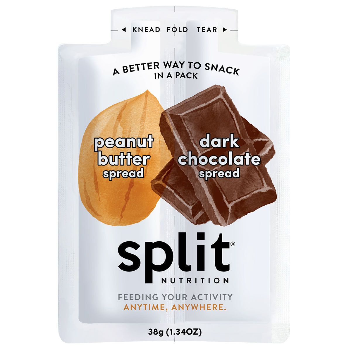 Peanut Butter + Dark Chocolate Spread (10 Packs)